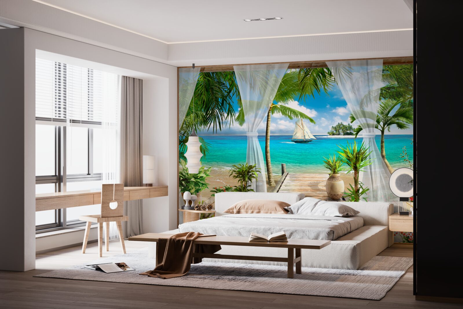 Fototapet verandă aproape de ocean