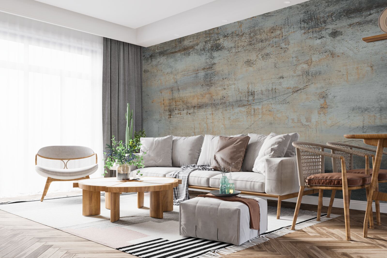 Fototapet Perete decorat în stil vintage