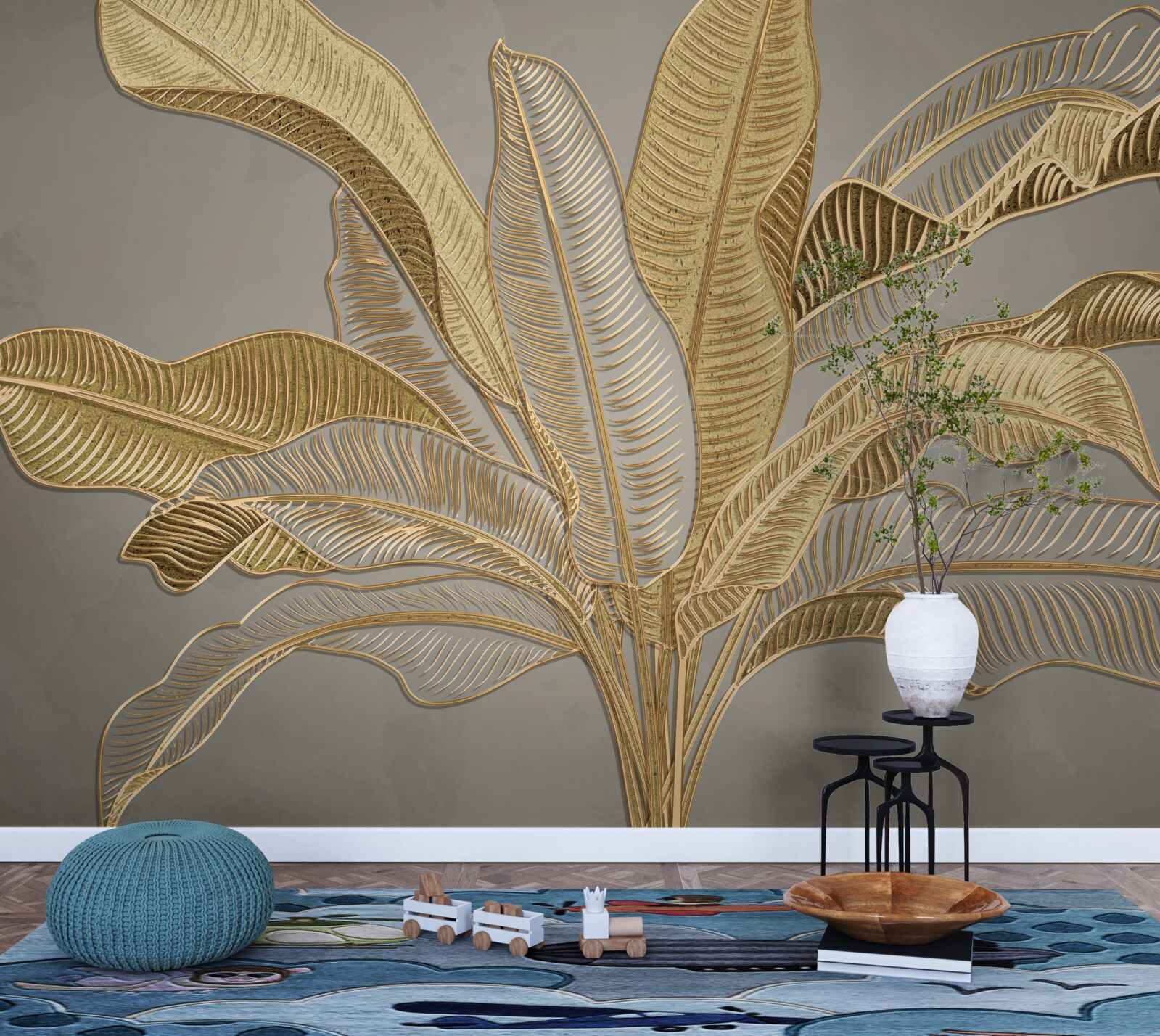 Fototapet palmier de aur