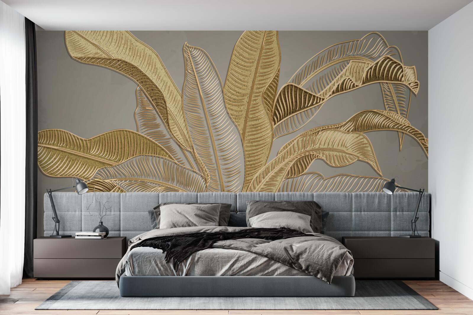 Fototapet palmier de aur