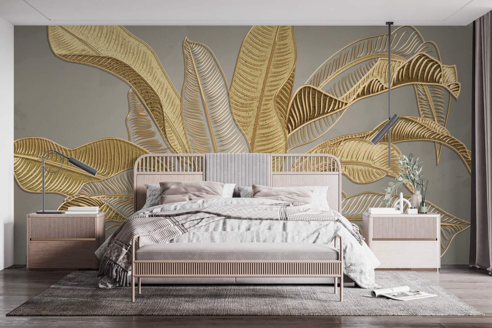 Fototapet palmier de aur