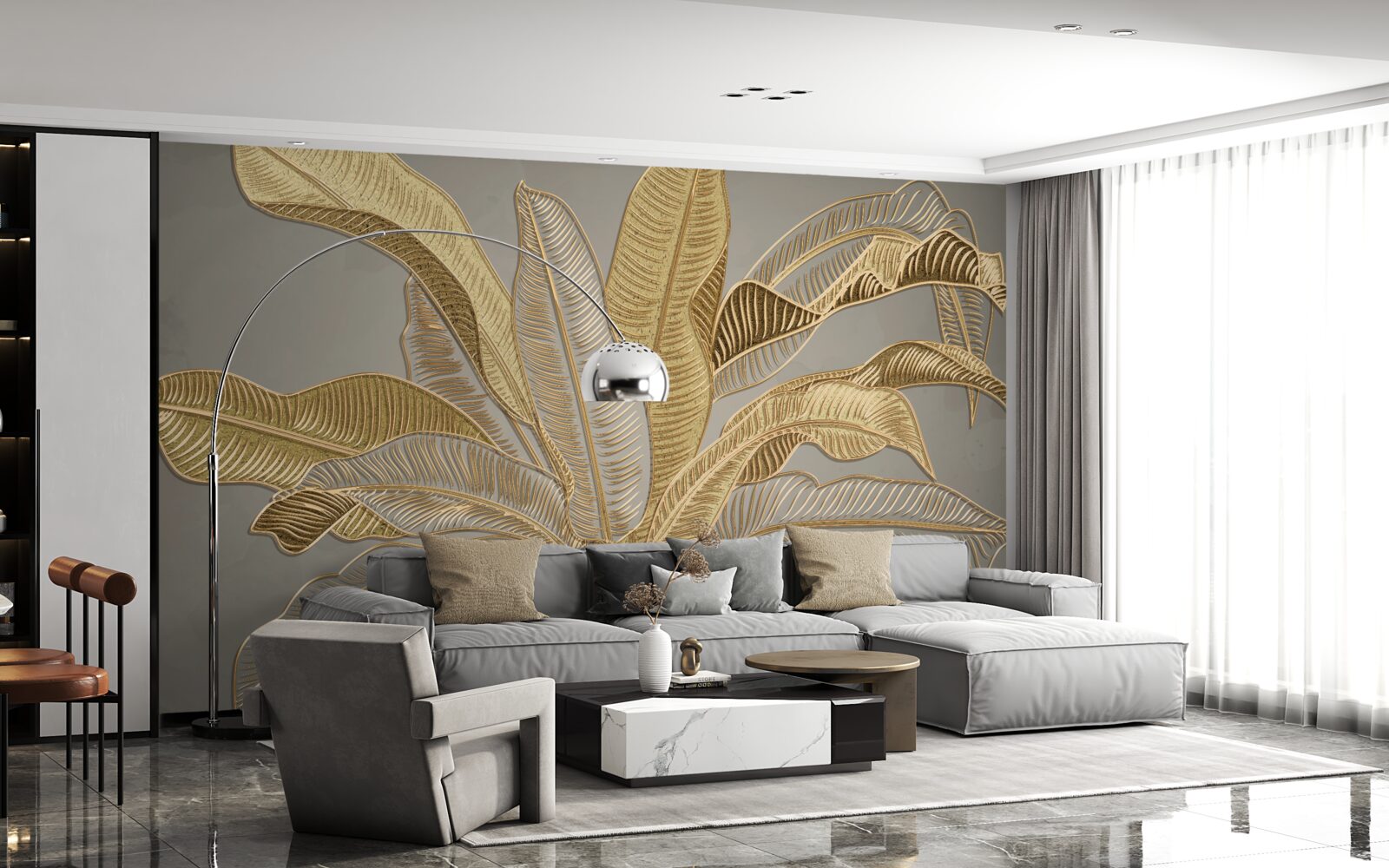 Fototapet palmier de aur