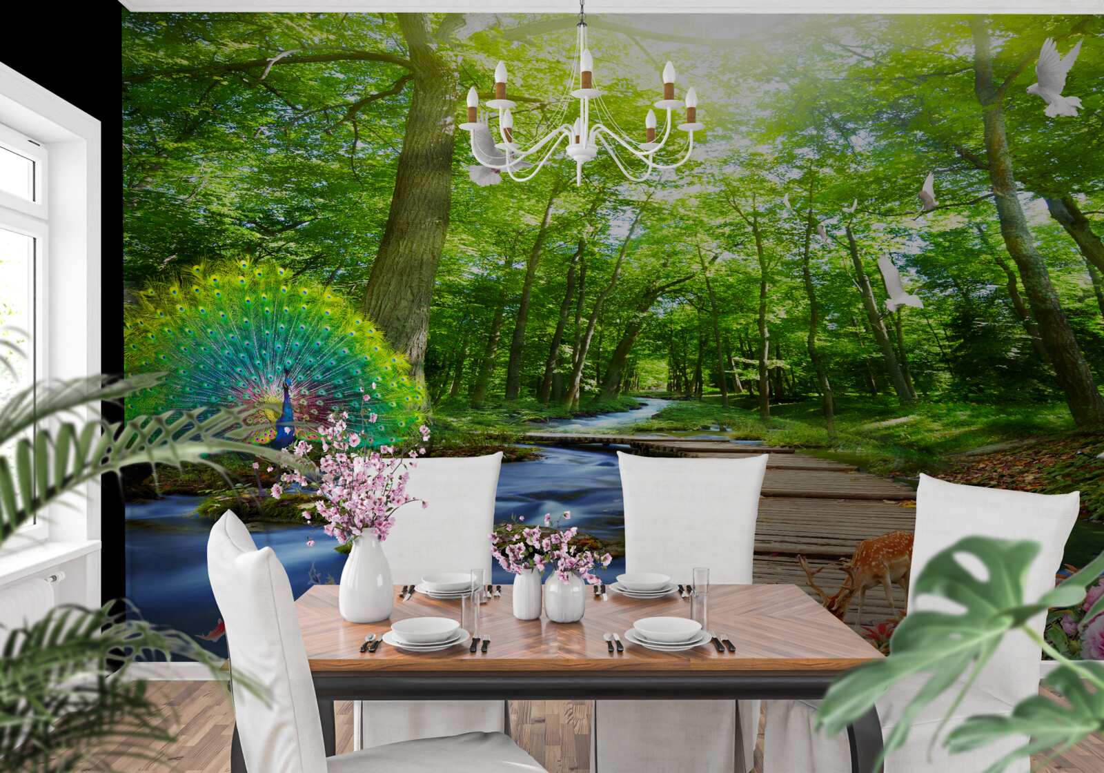 Fototapet creaturi din pădure