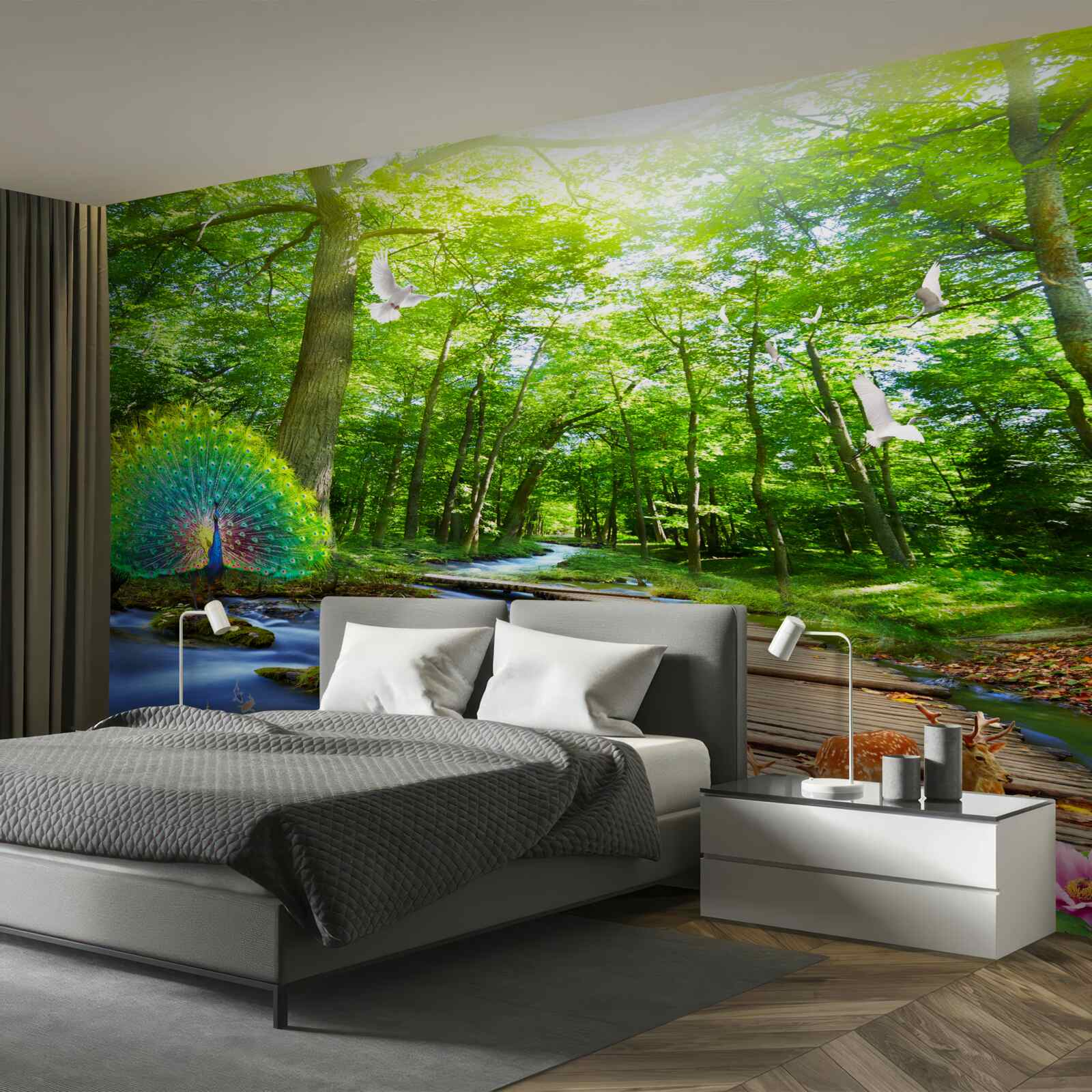 Fototapet creaturi din pădure