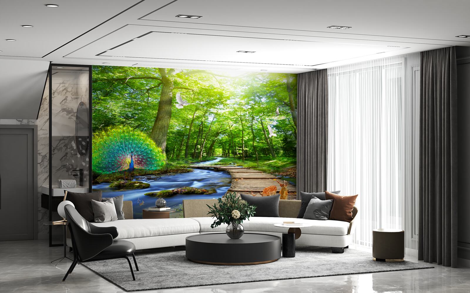 Fototapet creaturi din pădure