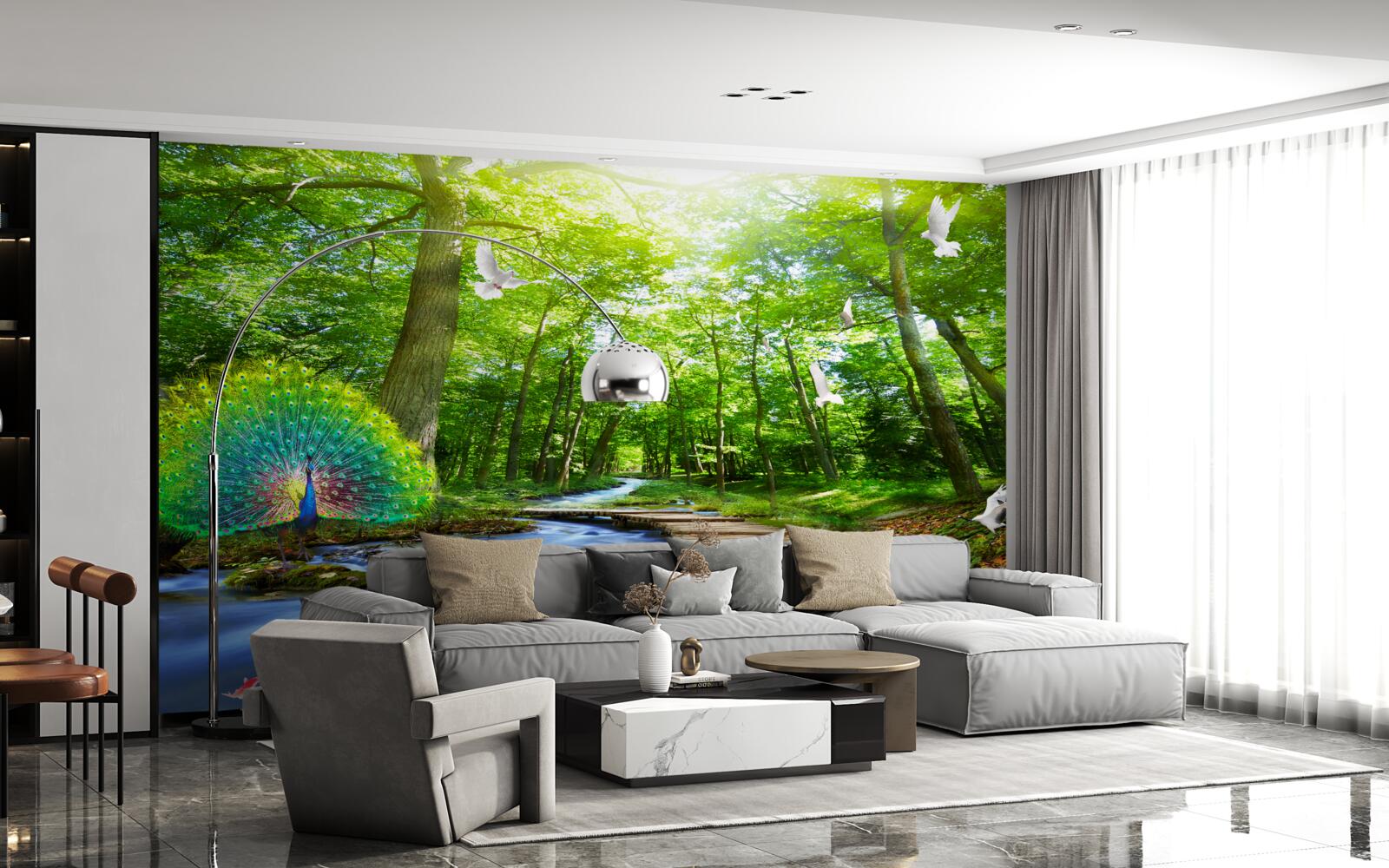 Fototapet creaturi din pădure