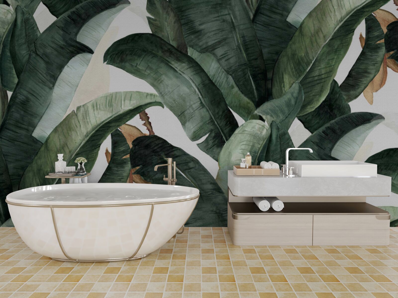 Fototapet verde tropical