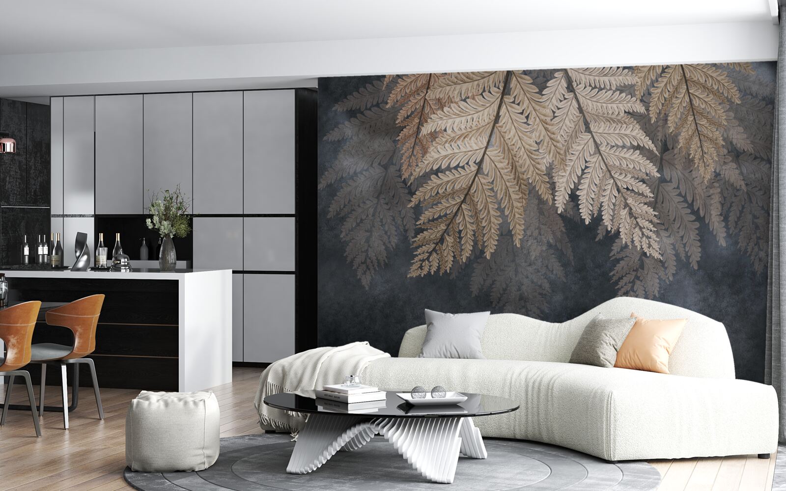 Fototapet frunze de ferigă