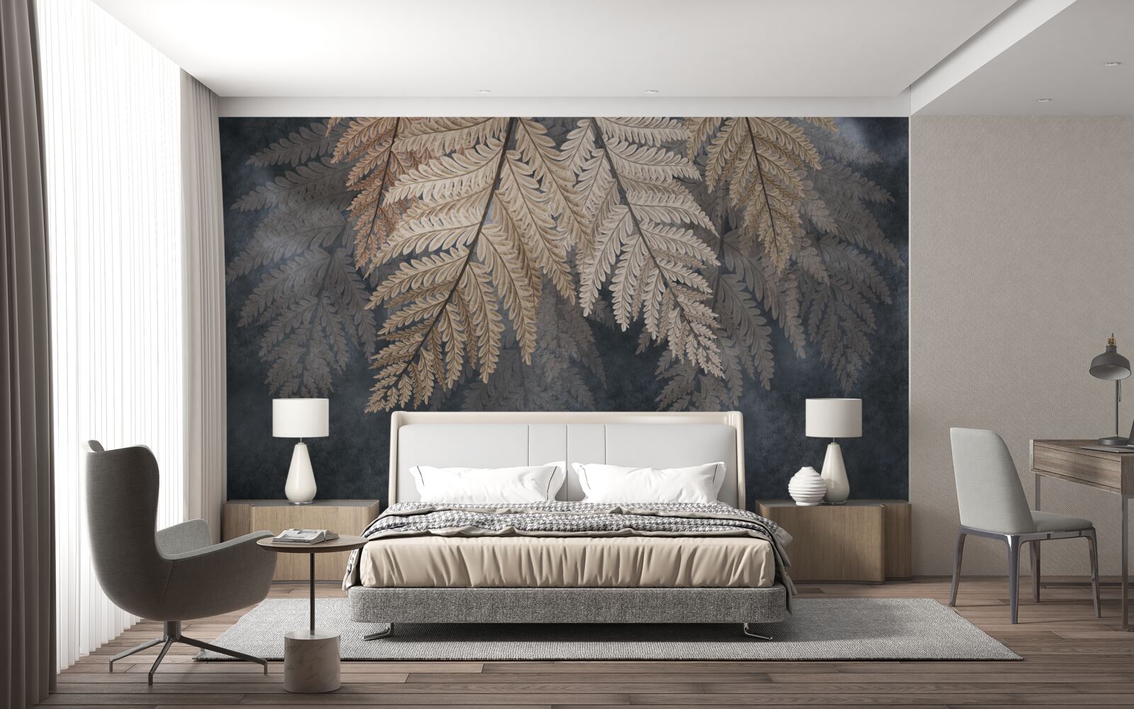 Fototapet frunze de ferigă