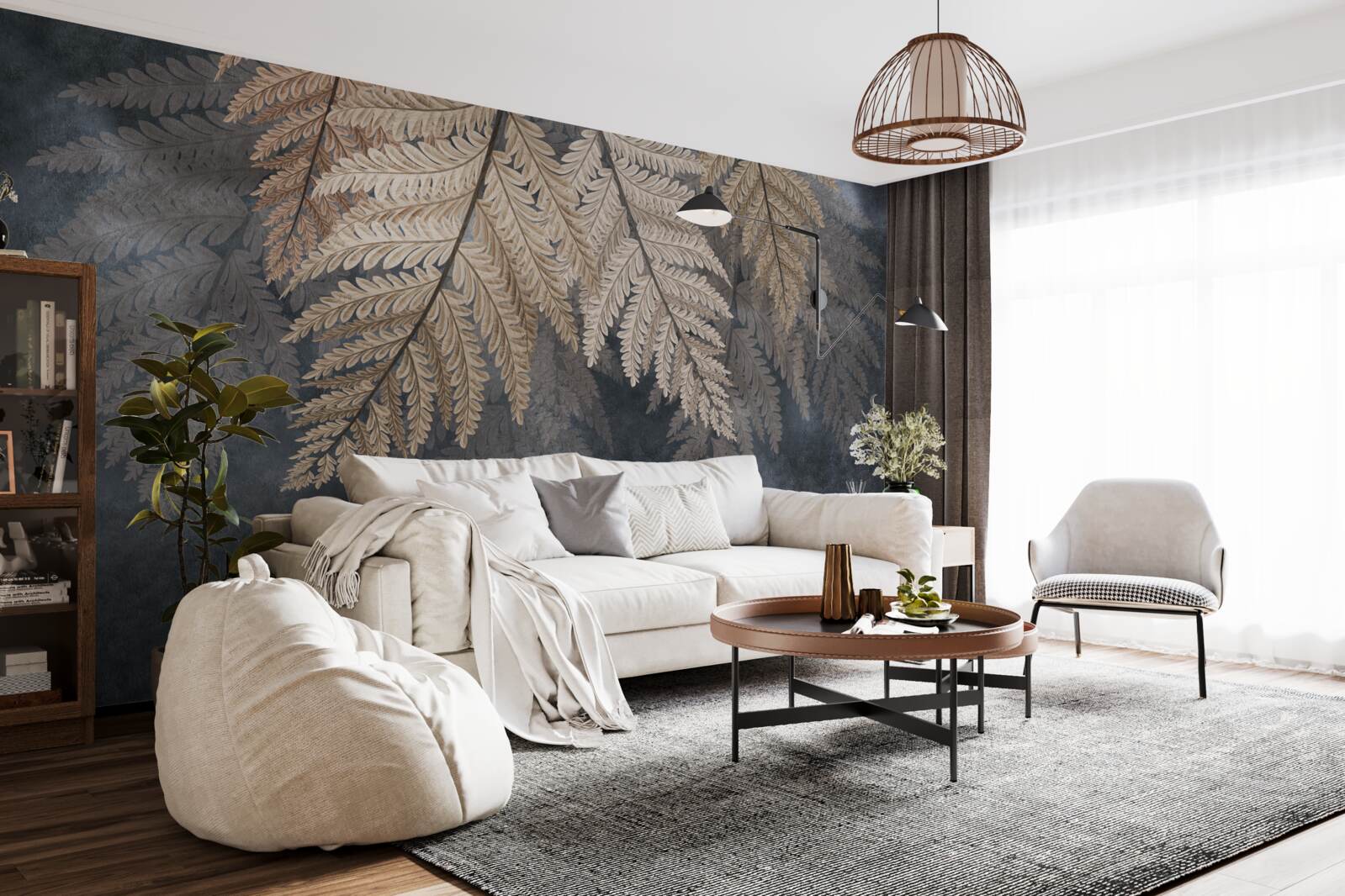 Fototapet frunze de ferigă