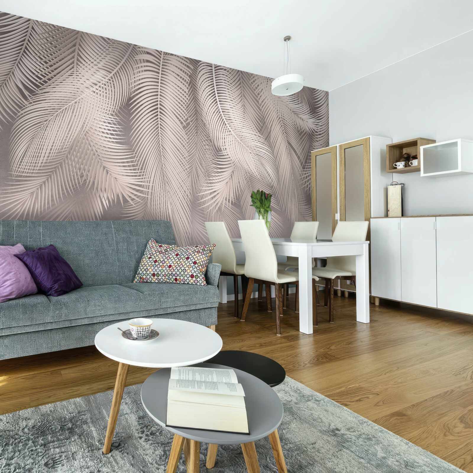 Fototapet tapet, stilou și culoare roz