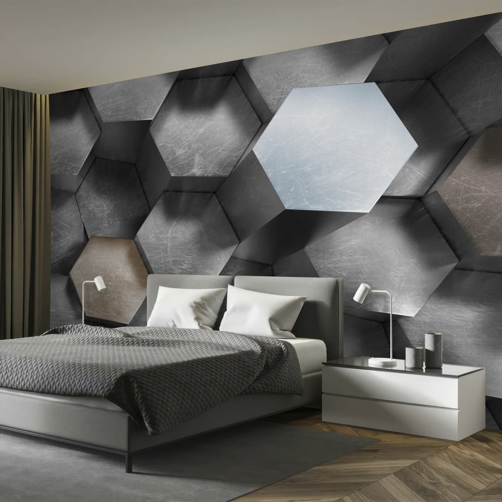 Fototapet hexagoane cu un volum imens