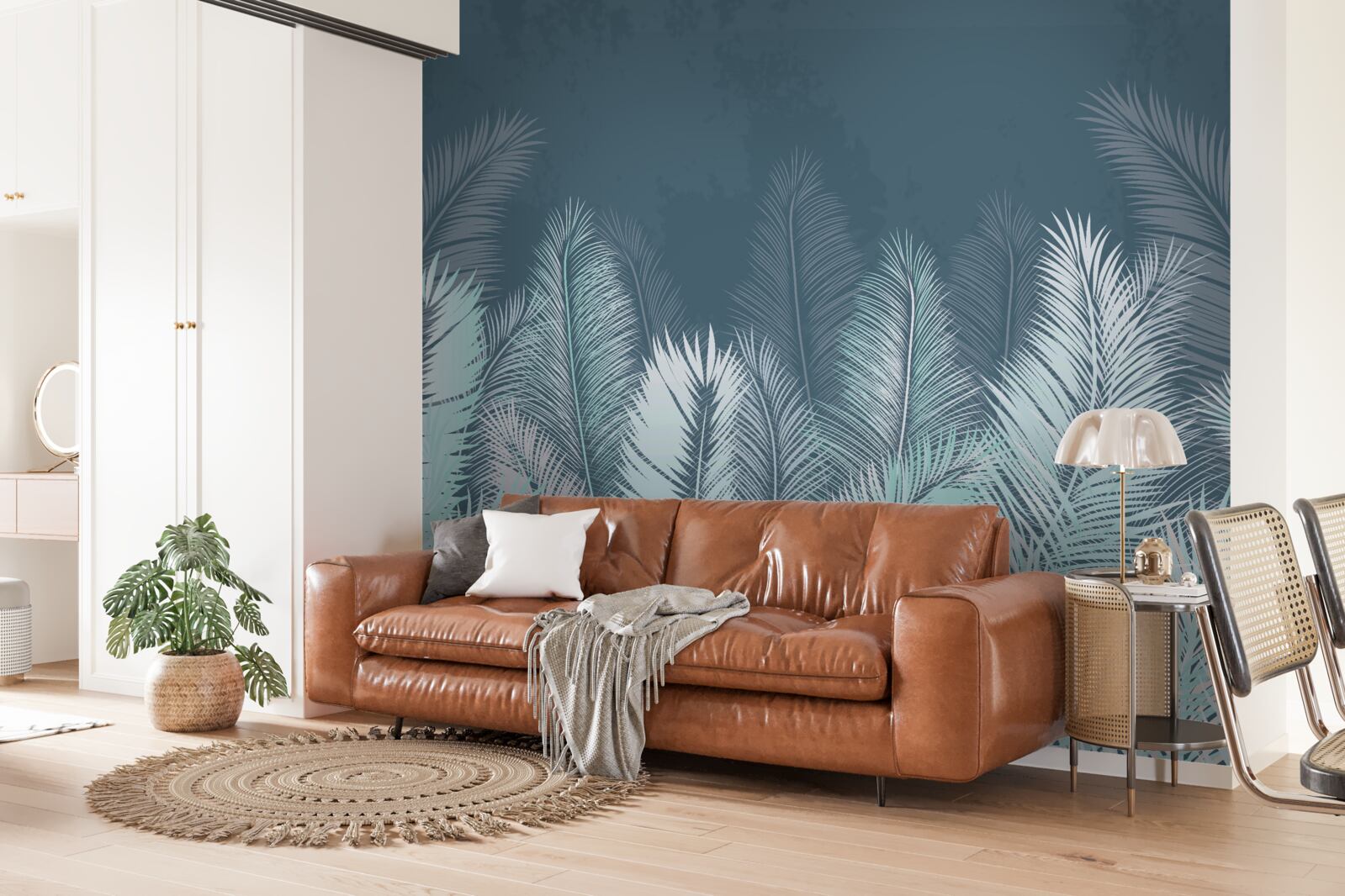 Fototapet frunze de palmier extinse