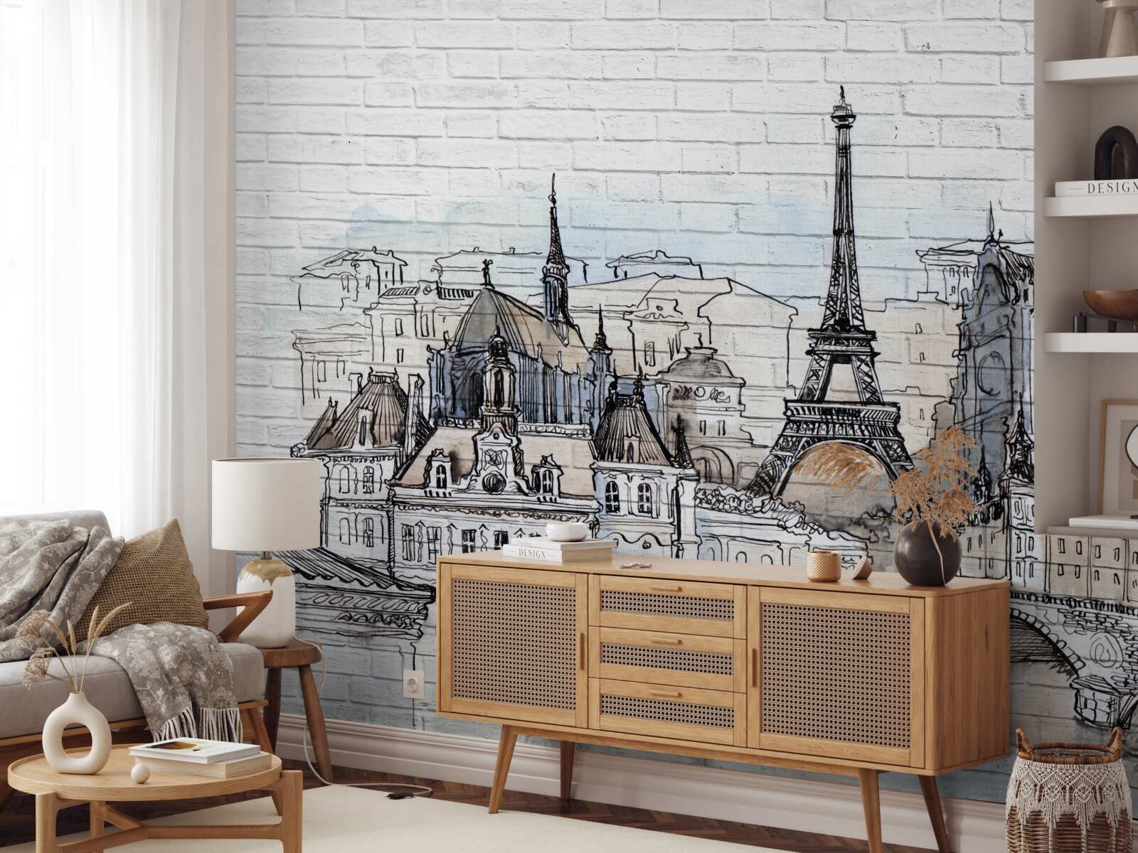 Fototapet oraș de cărămizi