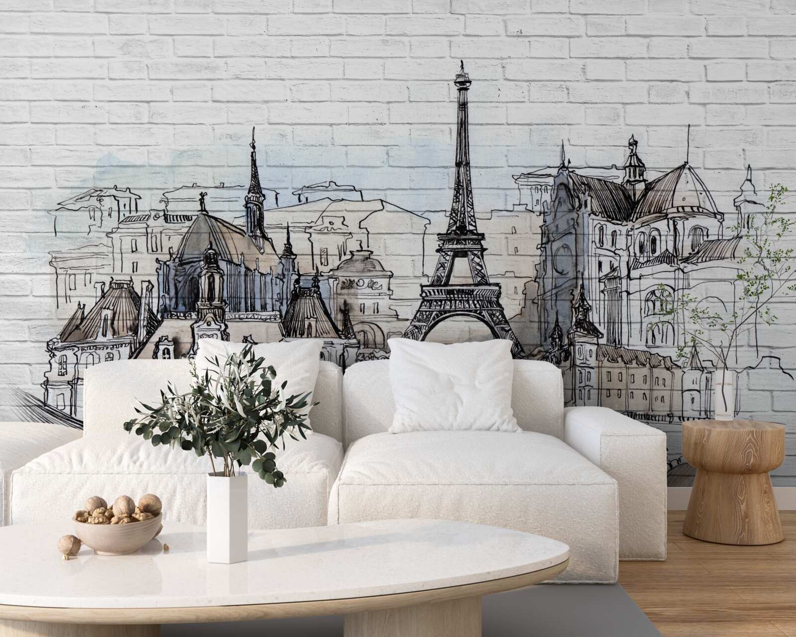 Fototapet oraș de cărămizi