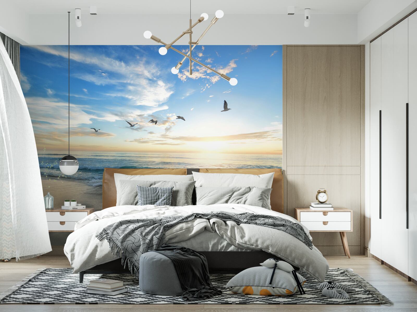 Fototapet spațiu maritim fermecător