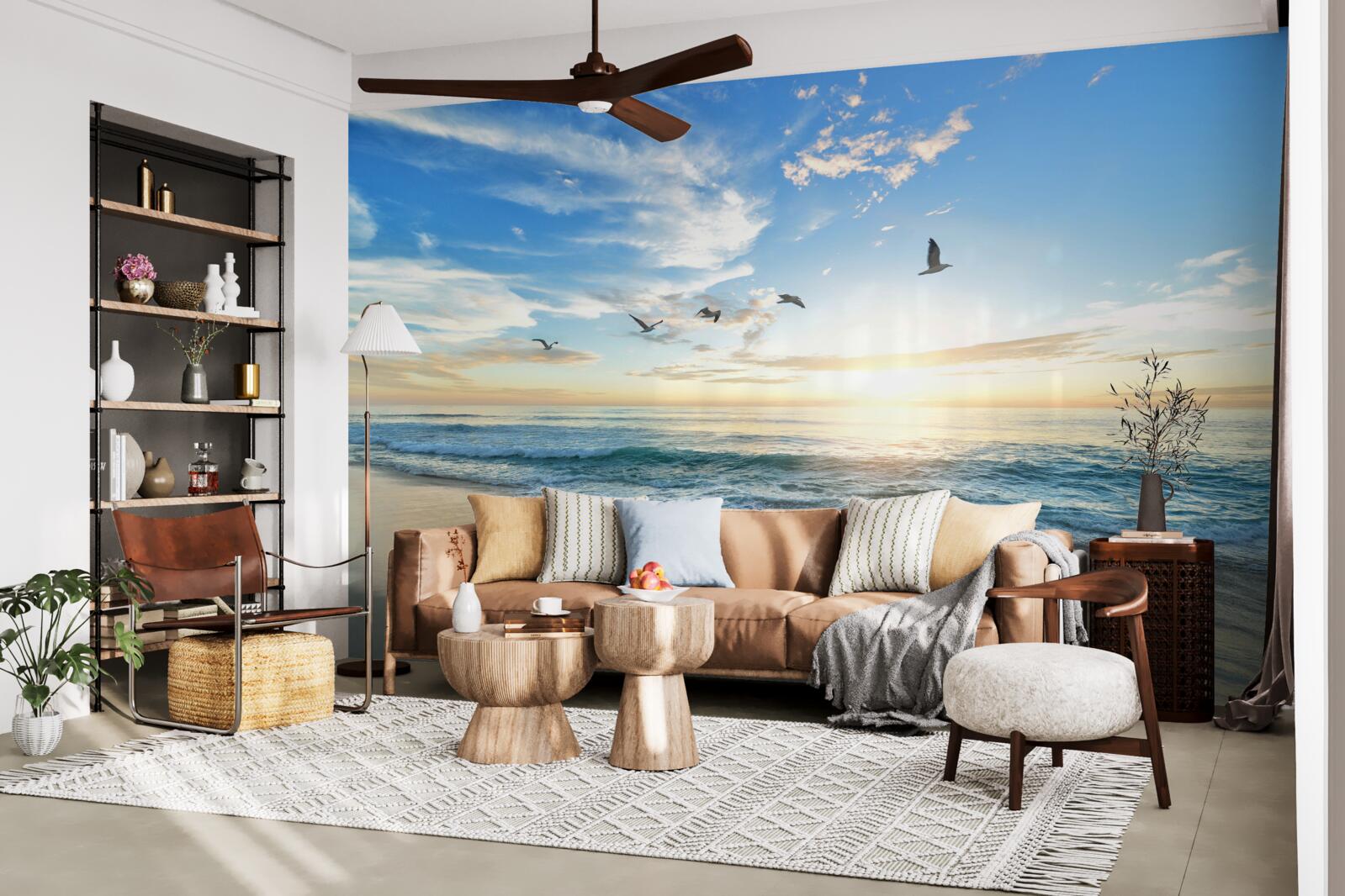 Fototapet spațiu maritim fermecător