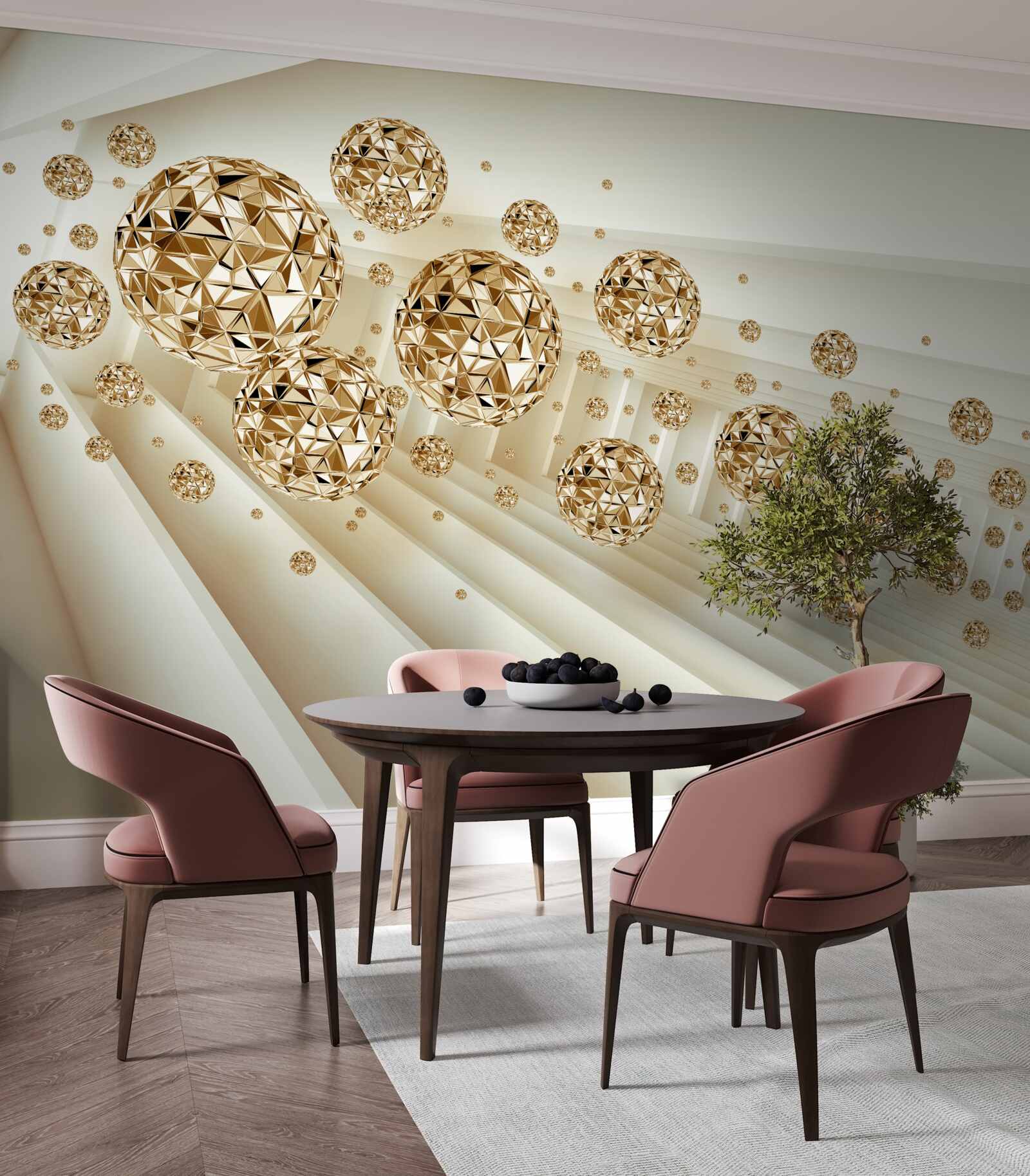 Fototapet bile de aur