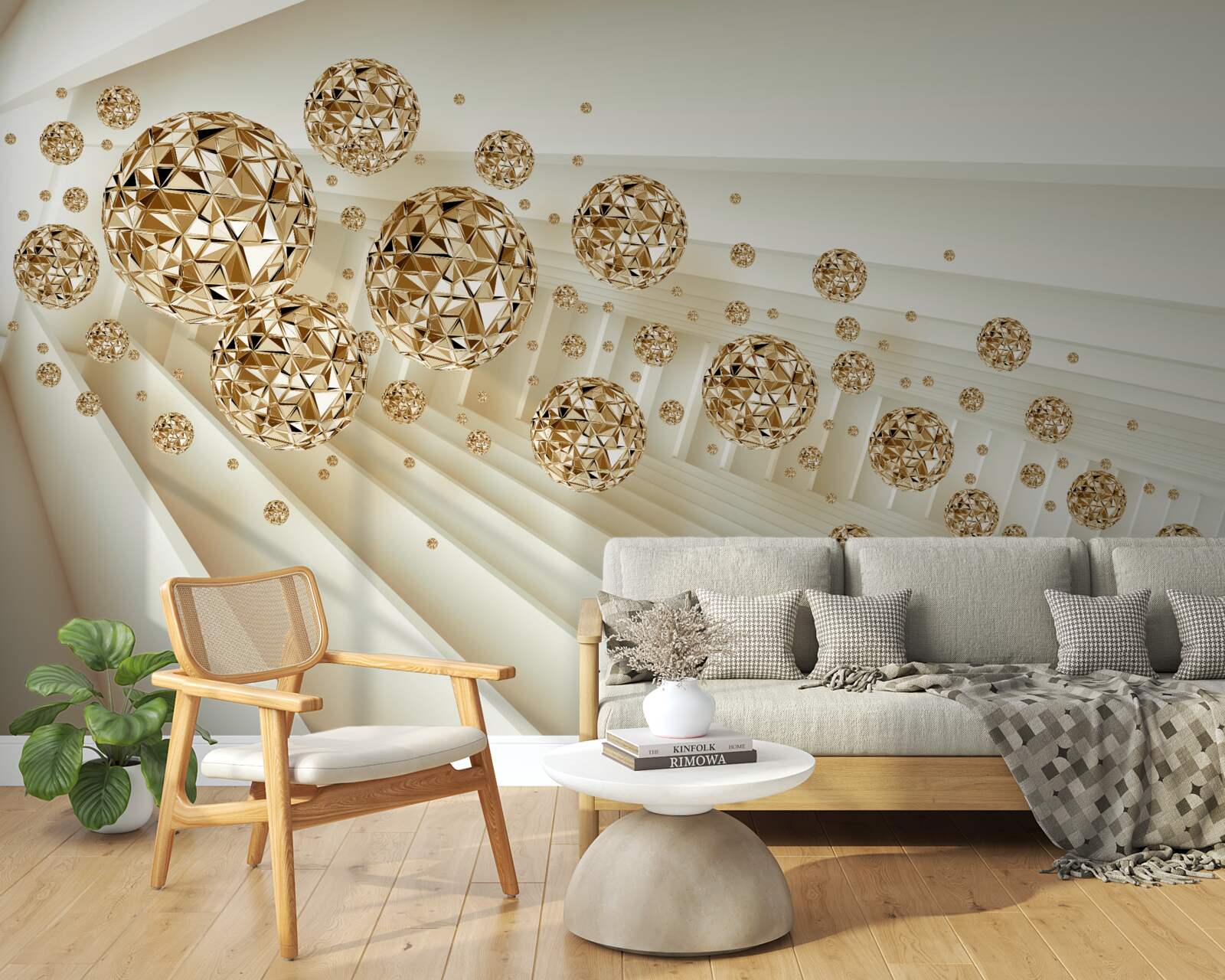 Fototapet bile de aur