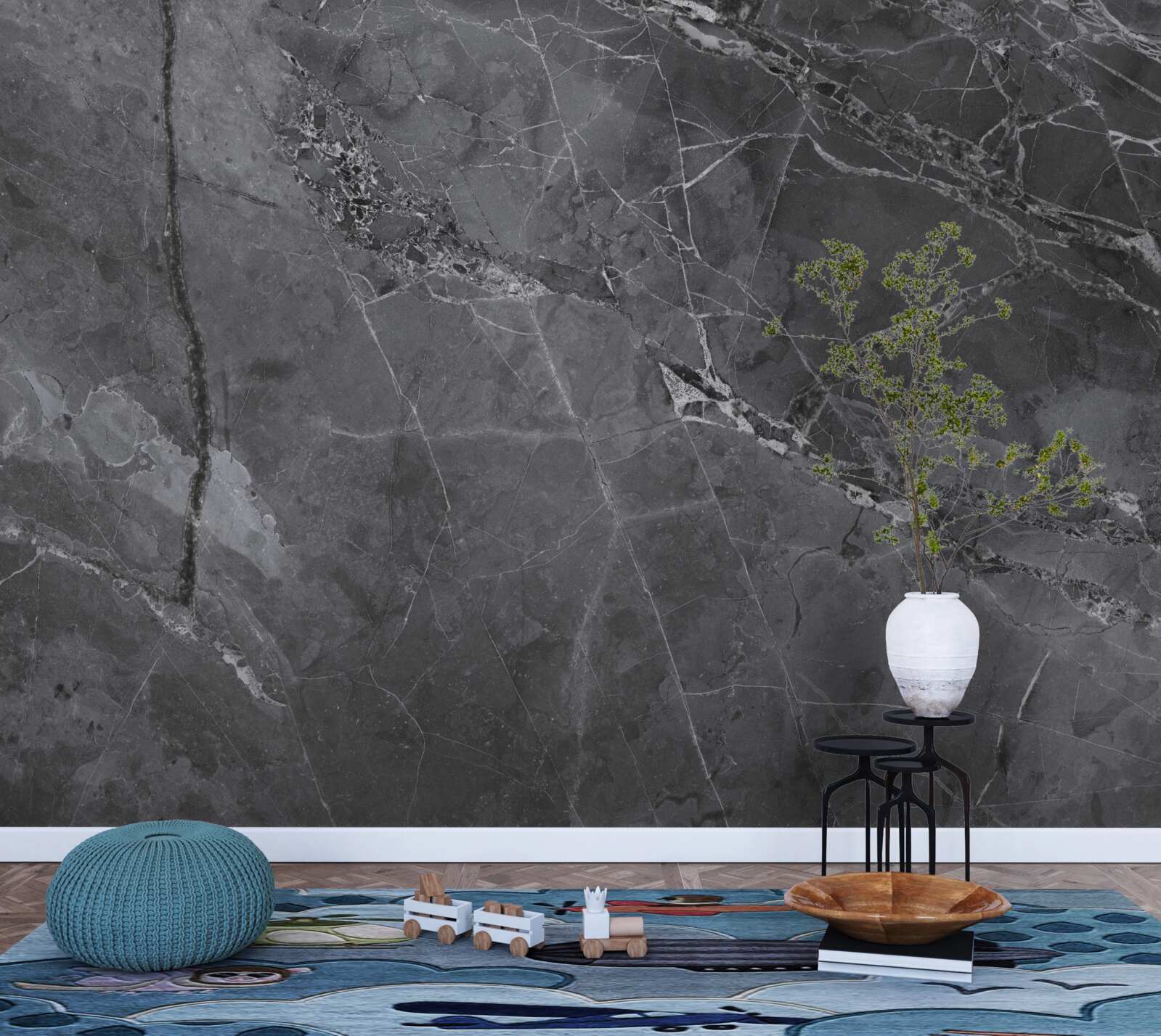 Fototapet marmură întunecată