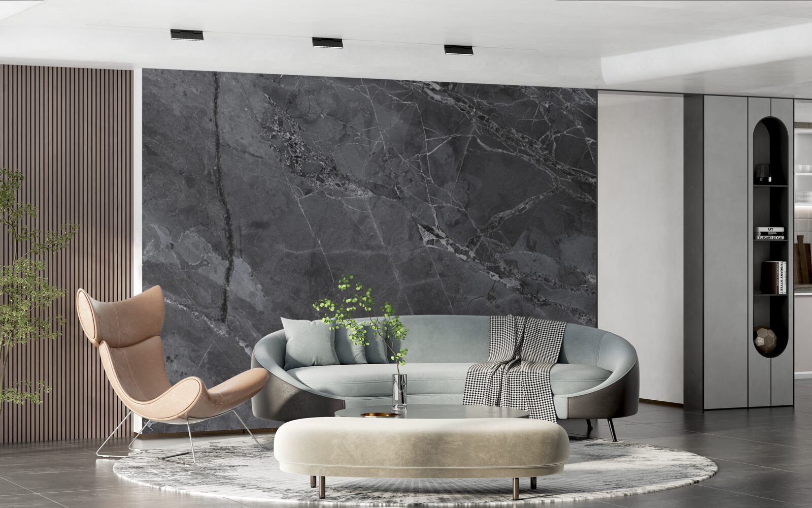 Fototapet marmură întunecată