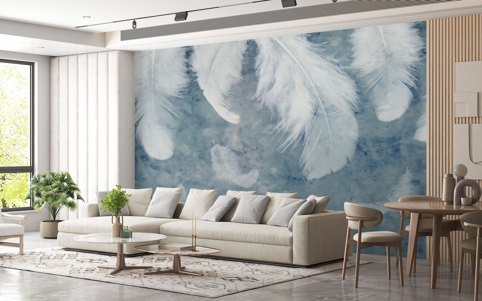 Fototapet fundalul albastru evidențiază stiloul