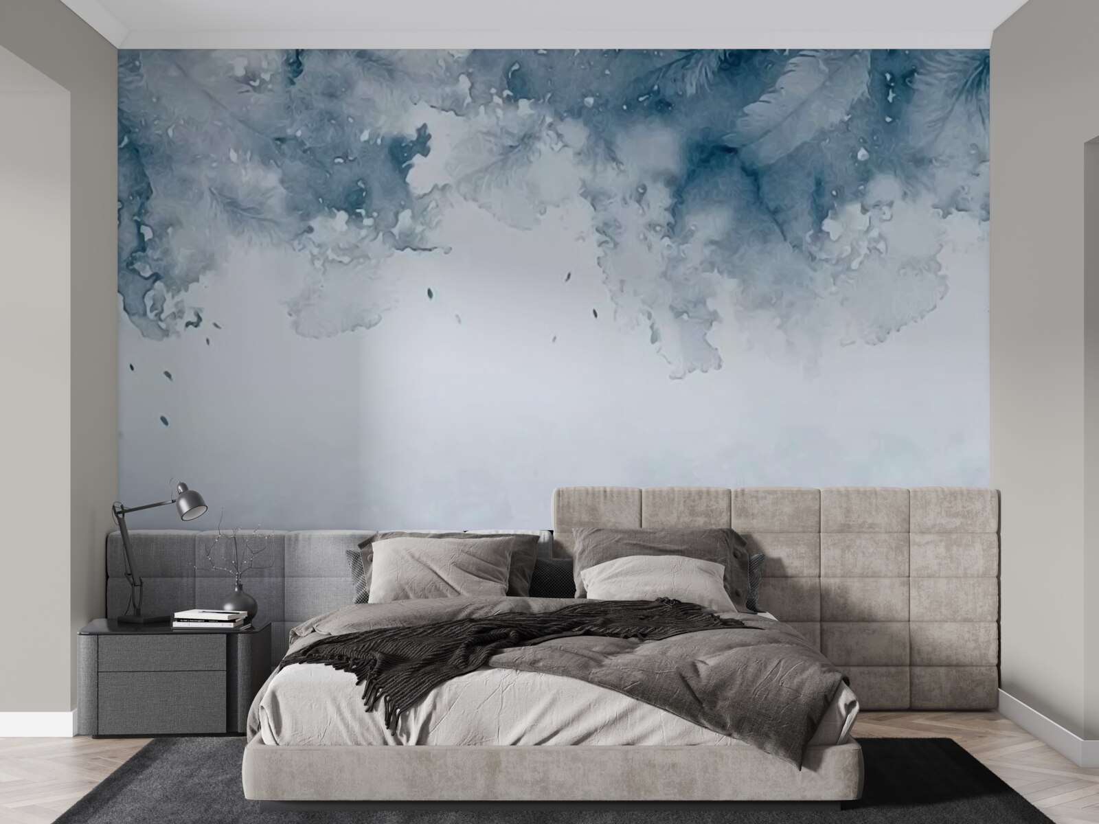 Fototapet perete albastru