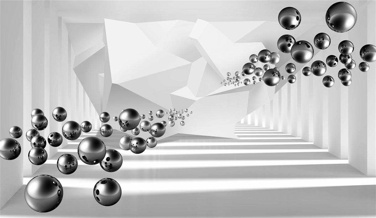 Fototapet bile metalice