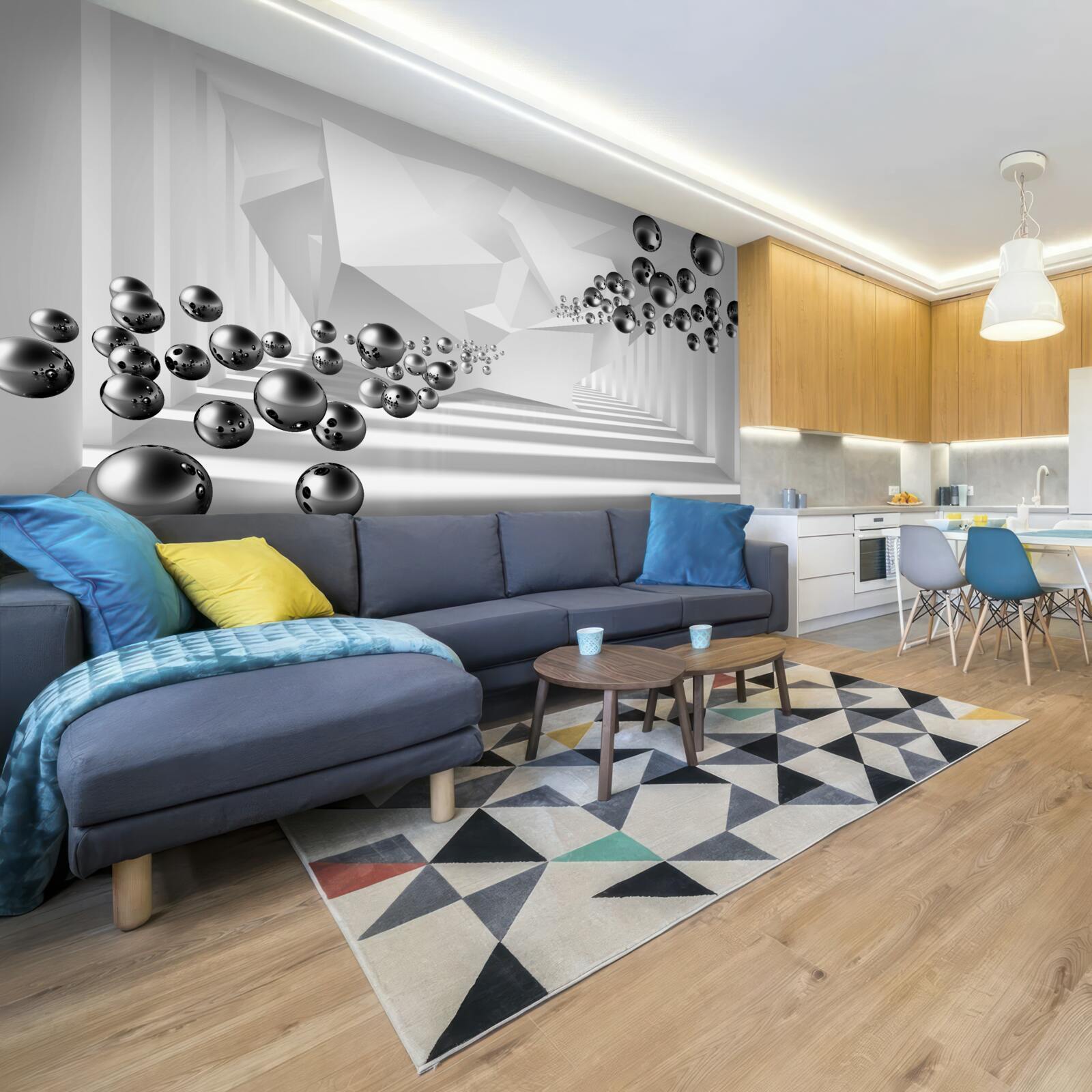 Fototapet bile metalice