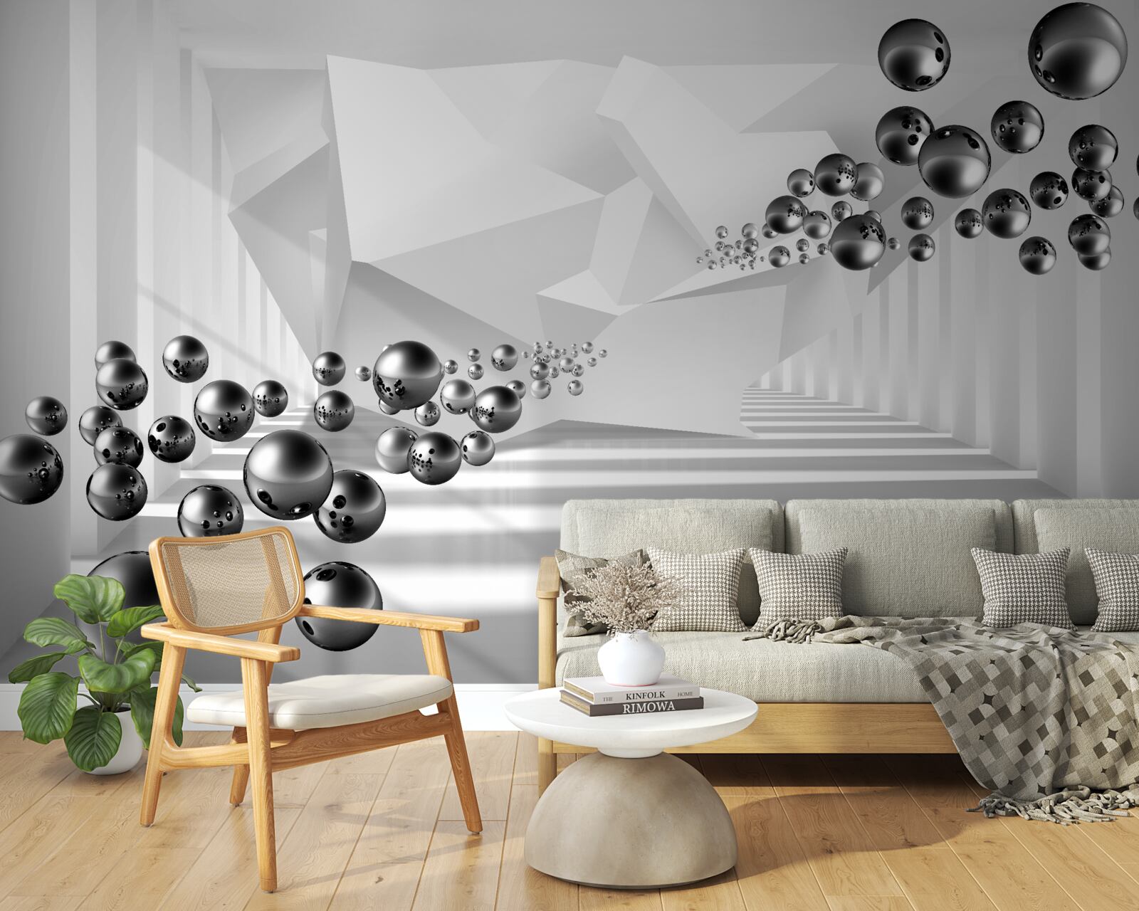 Fototapet bile metalice