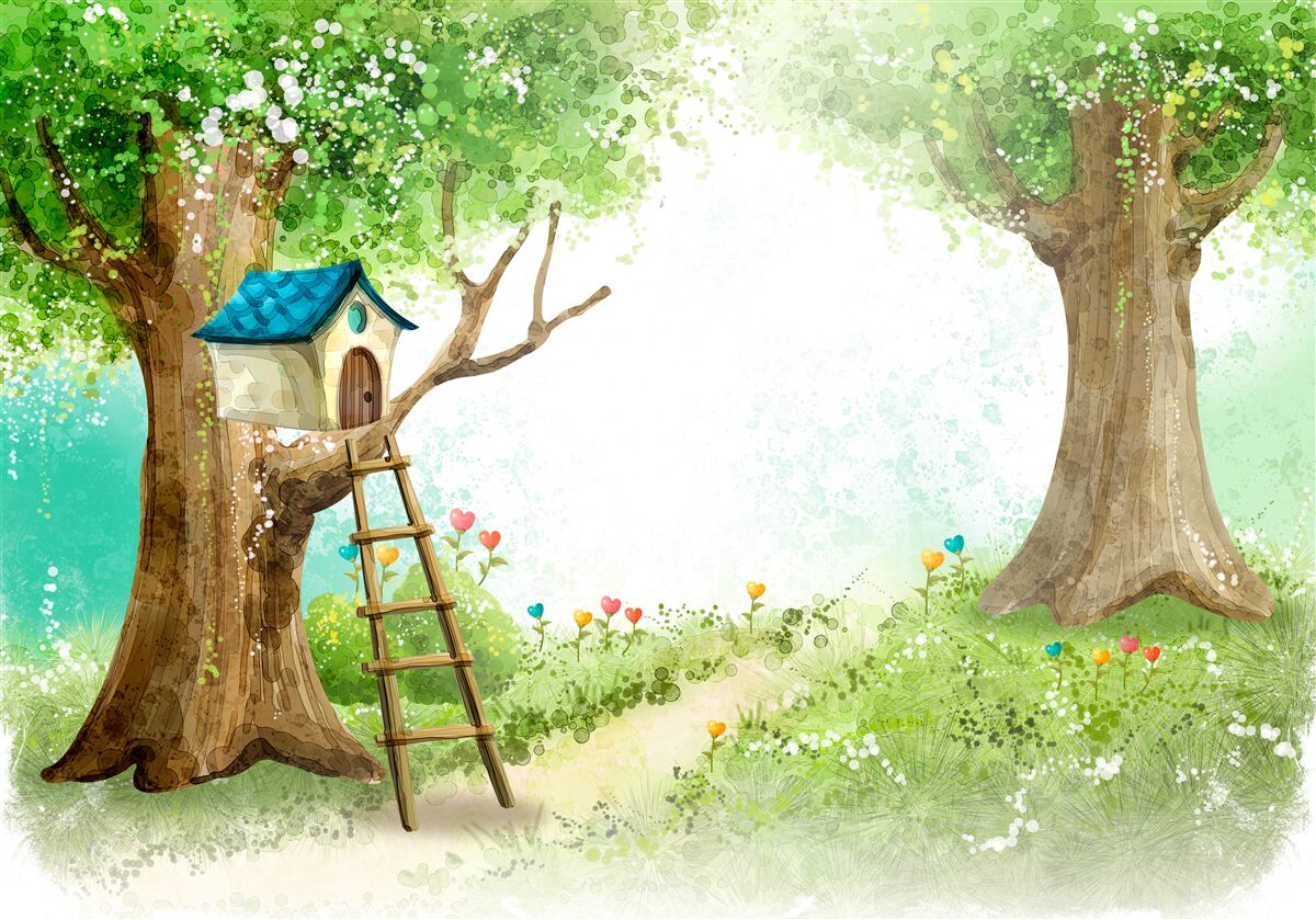 Fototapet pădure fascinantă