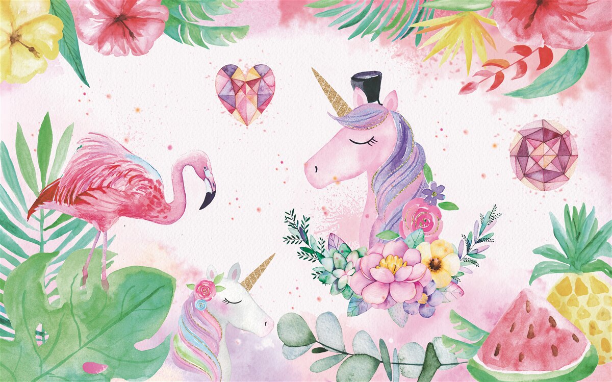 Fototapet vise în nuanțe de roz