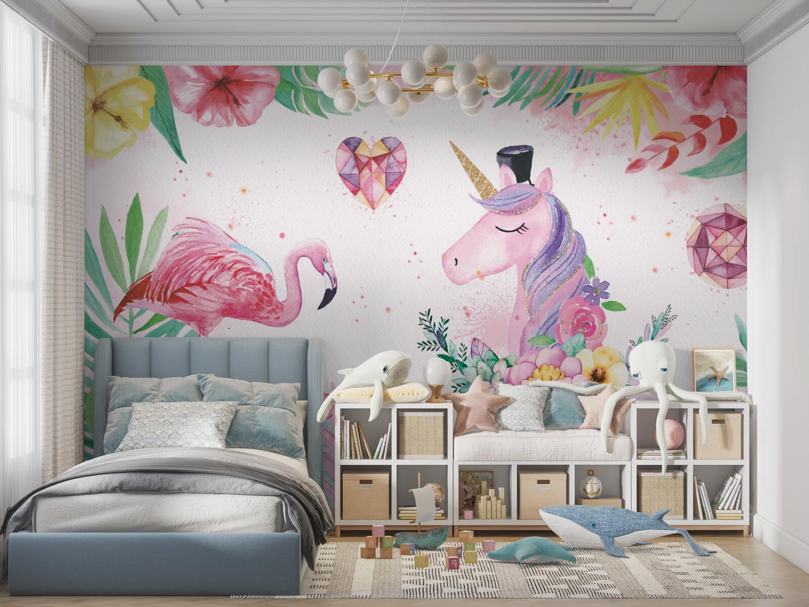 Fototapet vise în nuanțe de roz