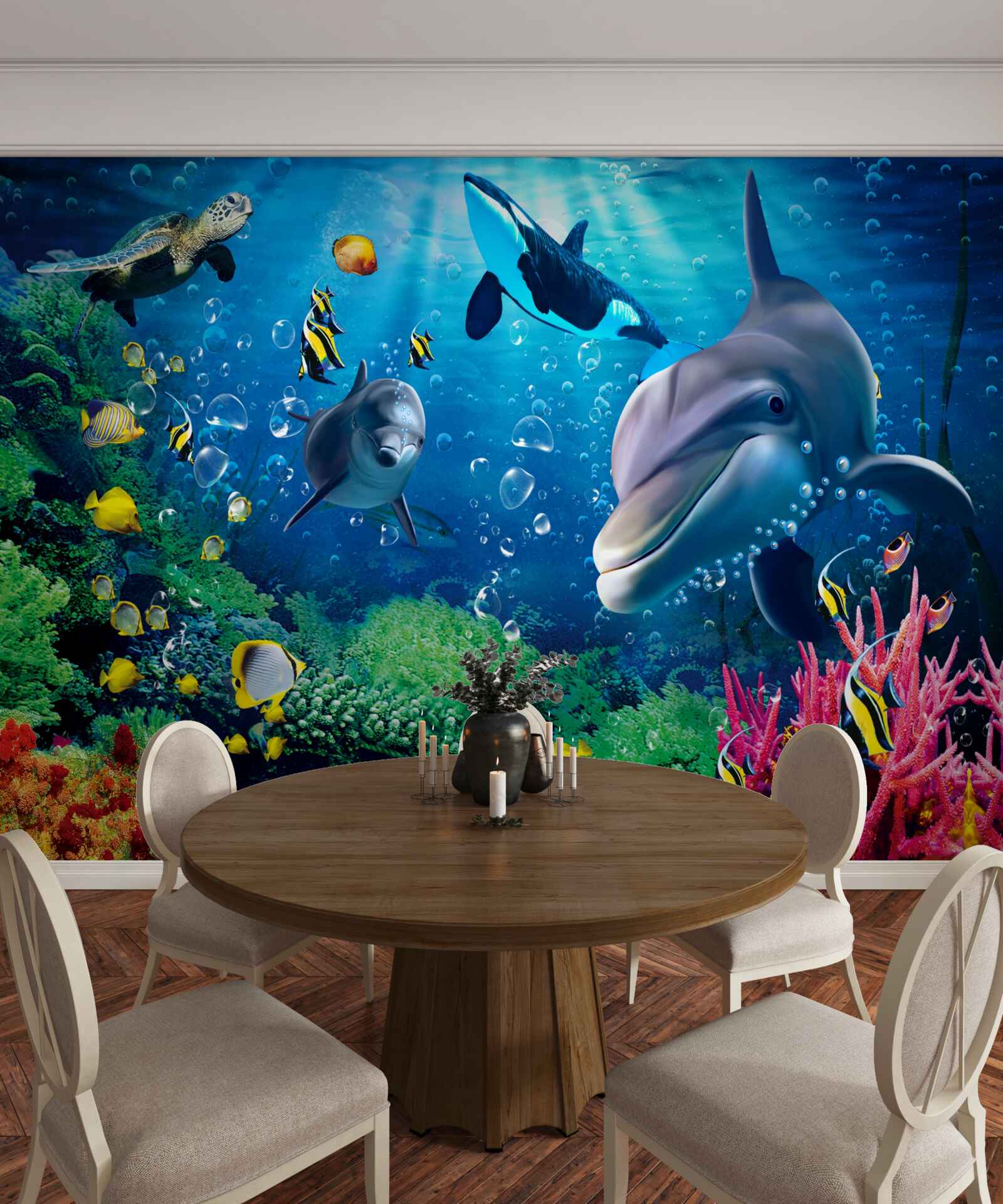 Fototapet adâncurile magnifice ale regatului subacvatic