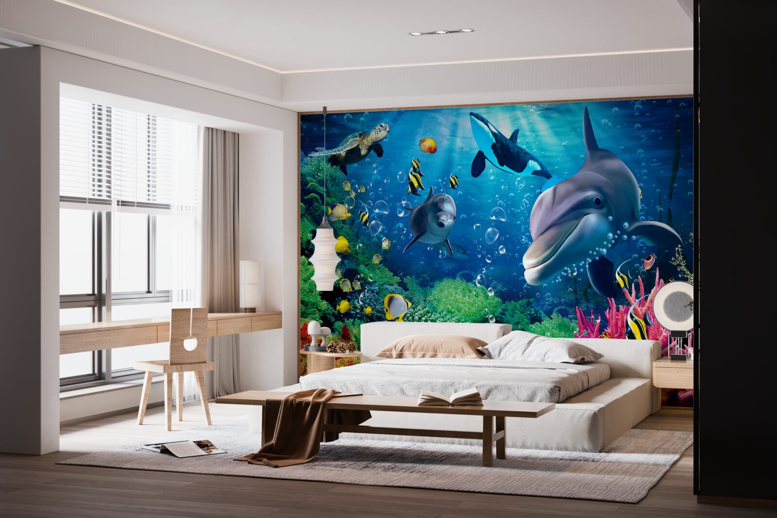 Fototapet adâncurile magnifice ale regatului subacvatic