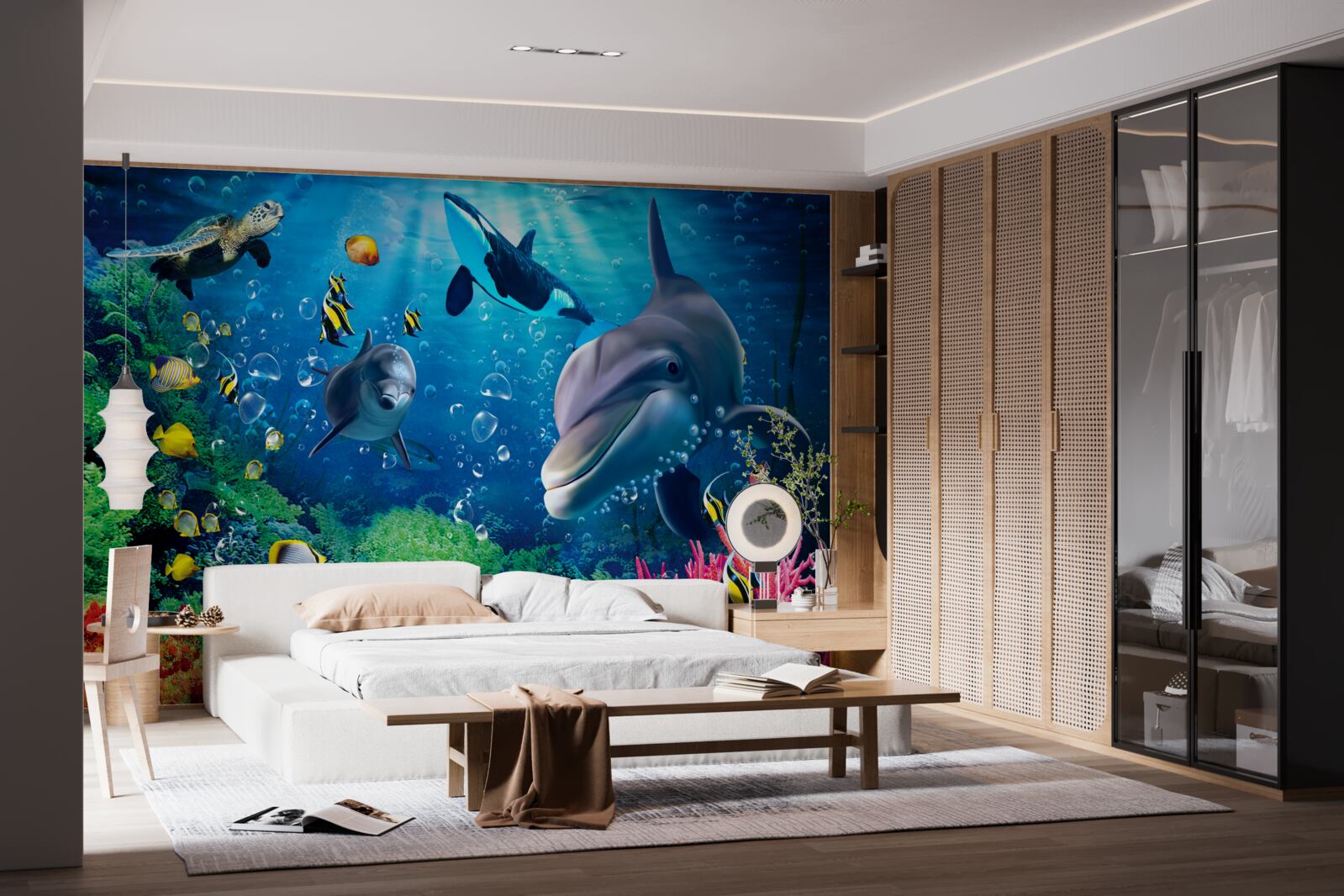 Fototapet adâncurile magnifice ale regatului subacvatic