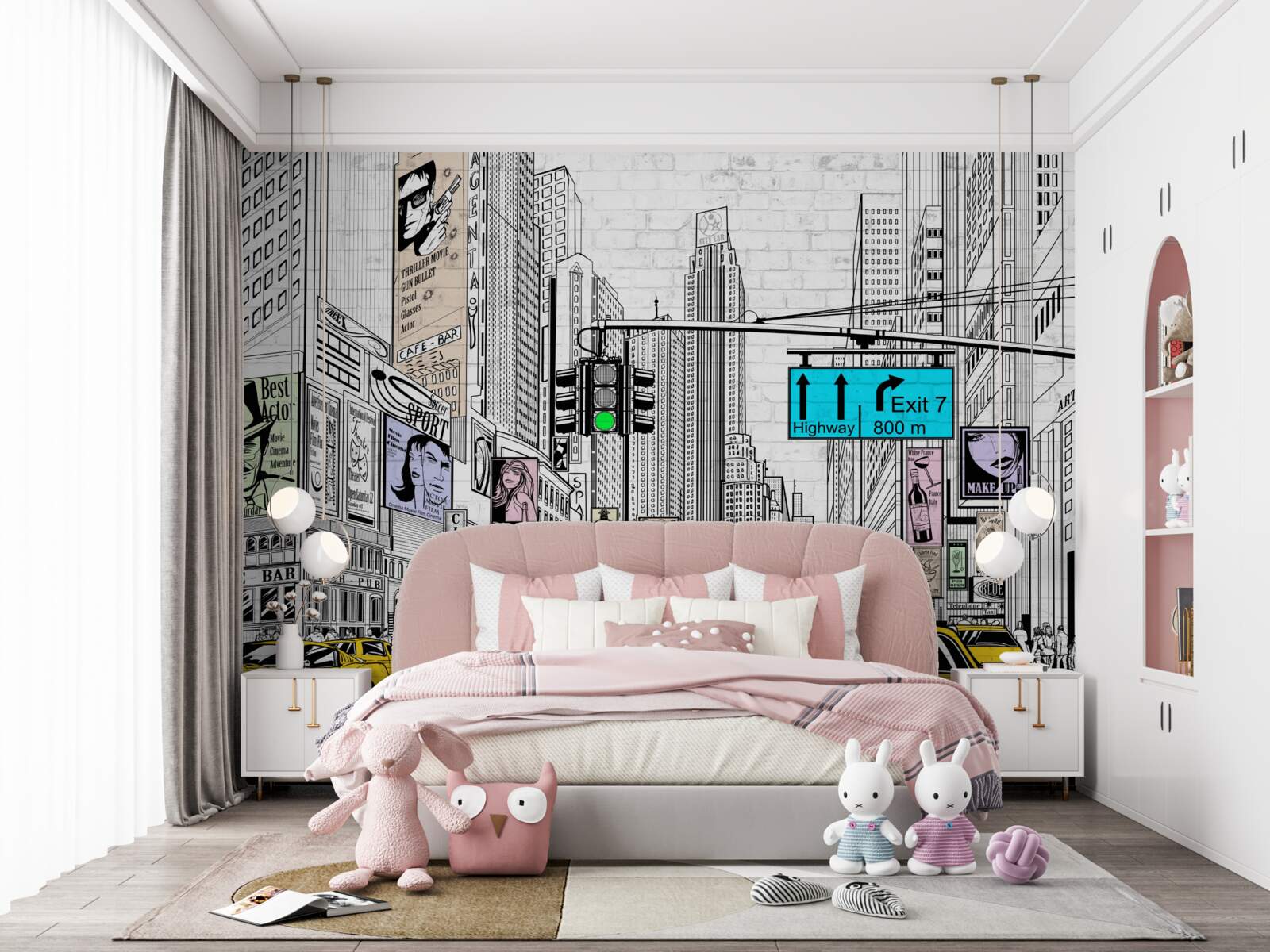 Fototapet megaorașele și zonele populate sunt marcate în galben