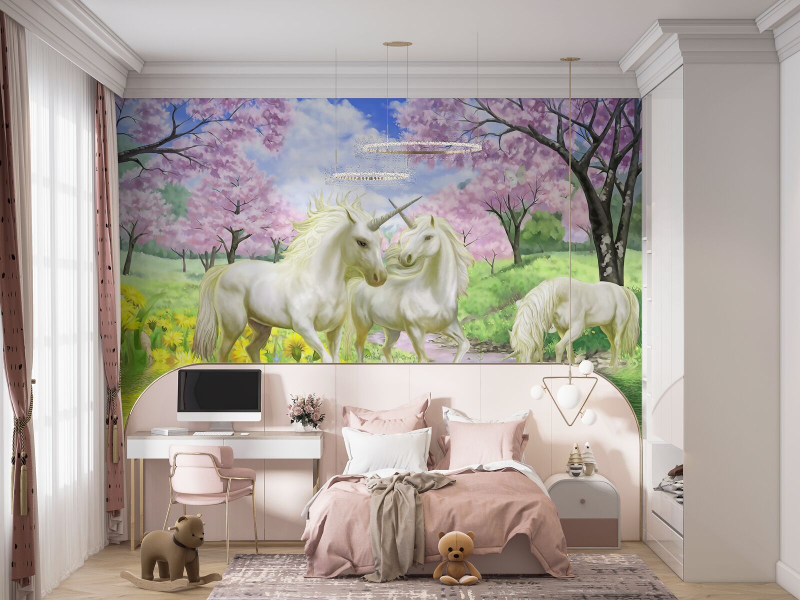 Fototapet flora, ecina și bud