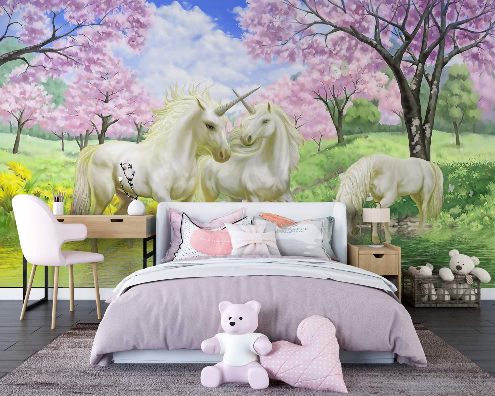 Fototapet flora, ecina și bud