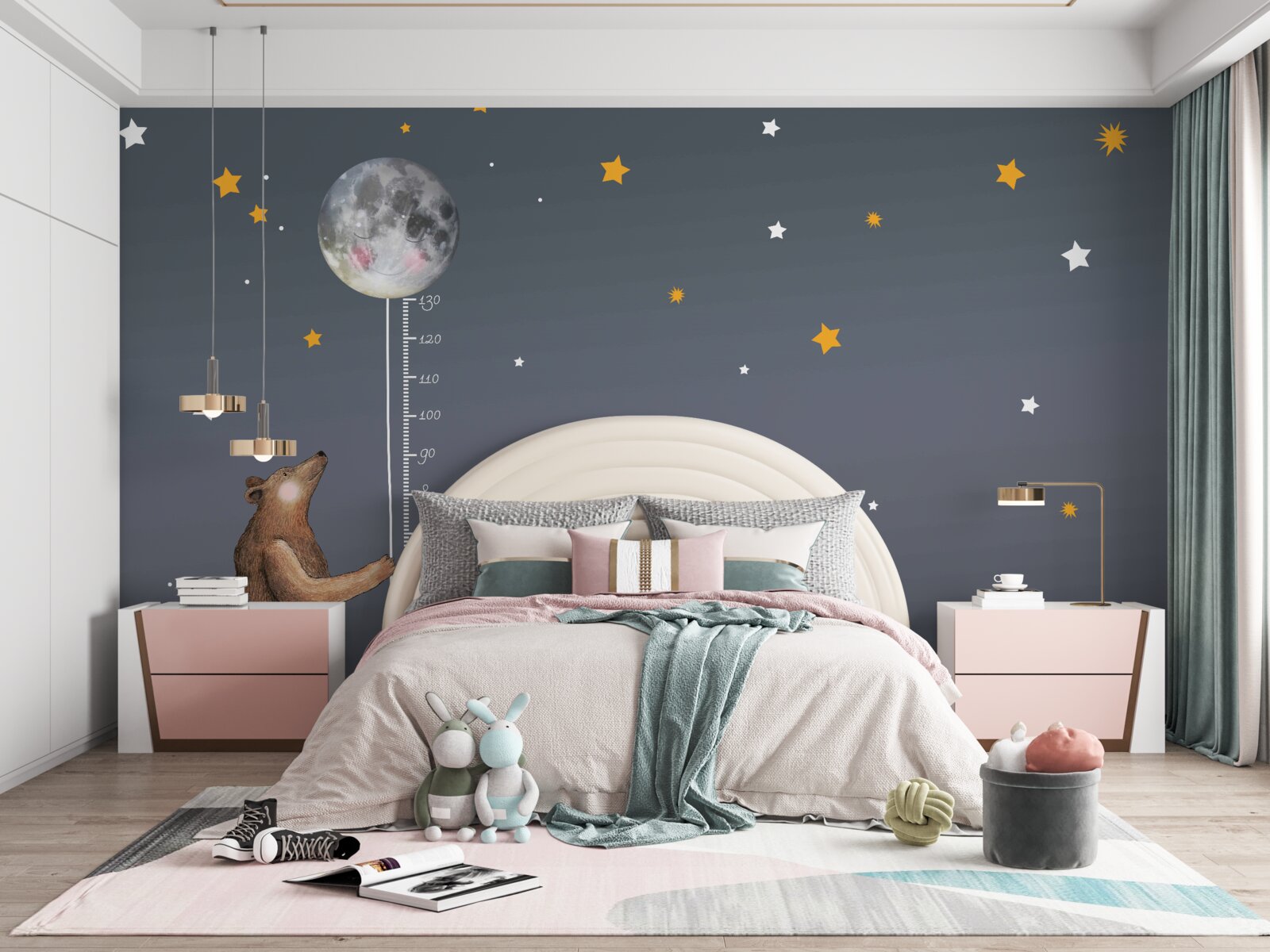 Fototapet spațiu ceresc presărat cu stele