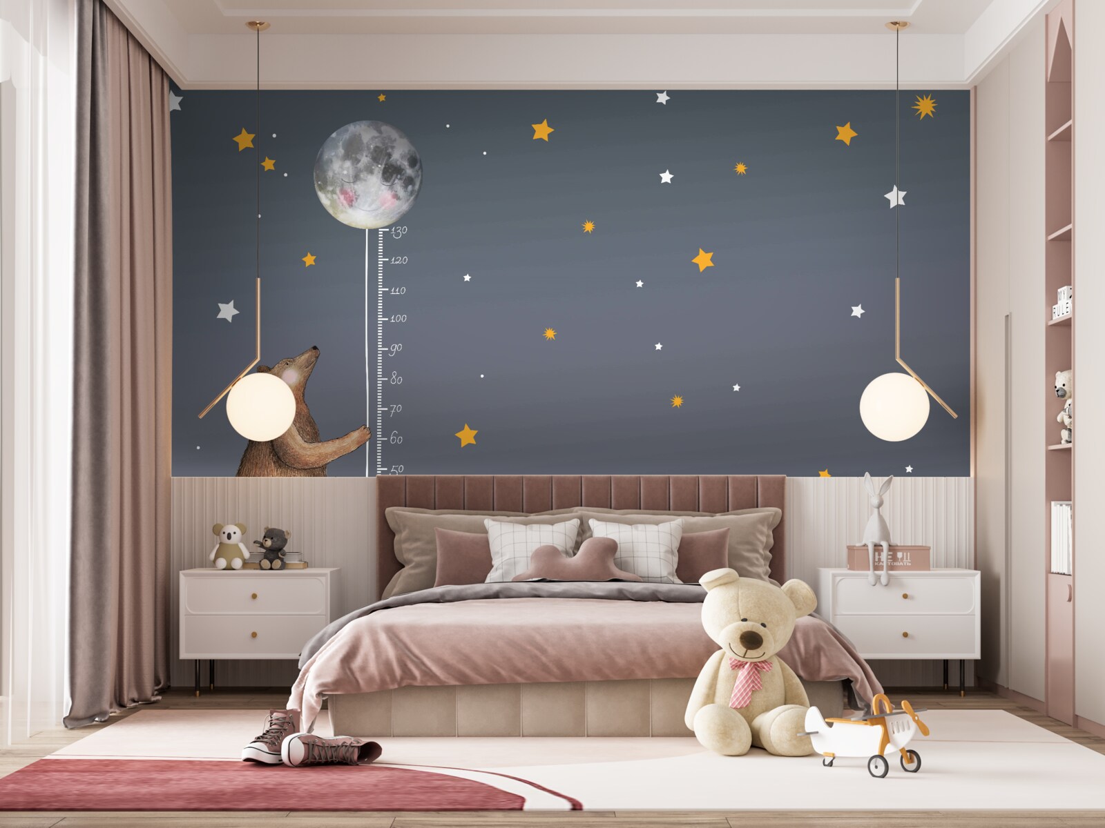 Fototapet spațiu ceresc presărat cu stele