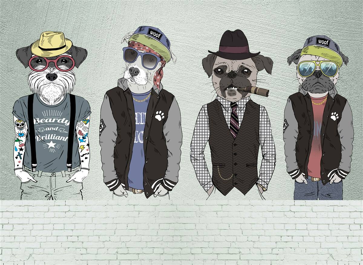 Fototapet imagine artificială, design grafic