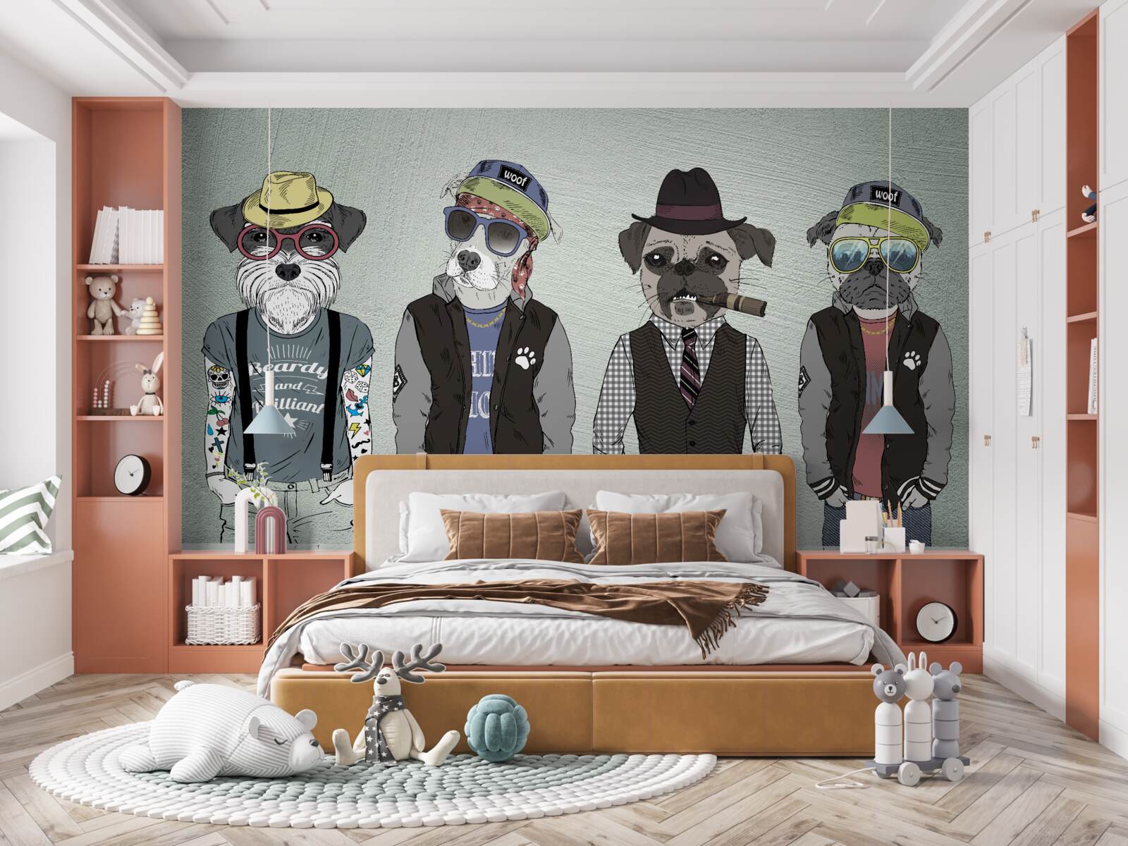 Fototapet imagine artificială, design grafic