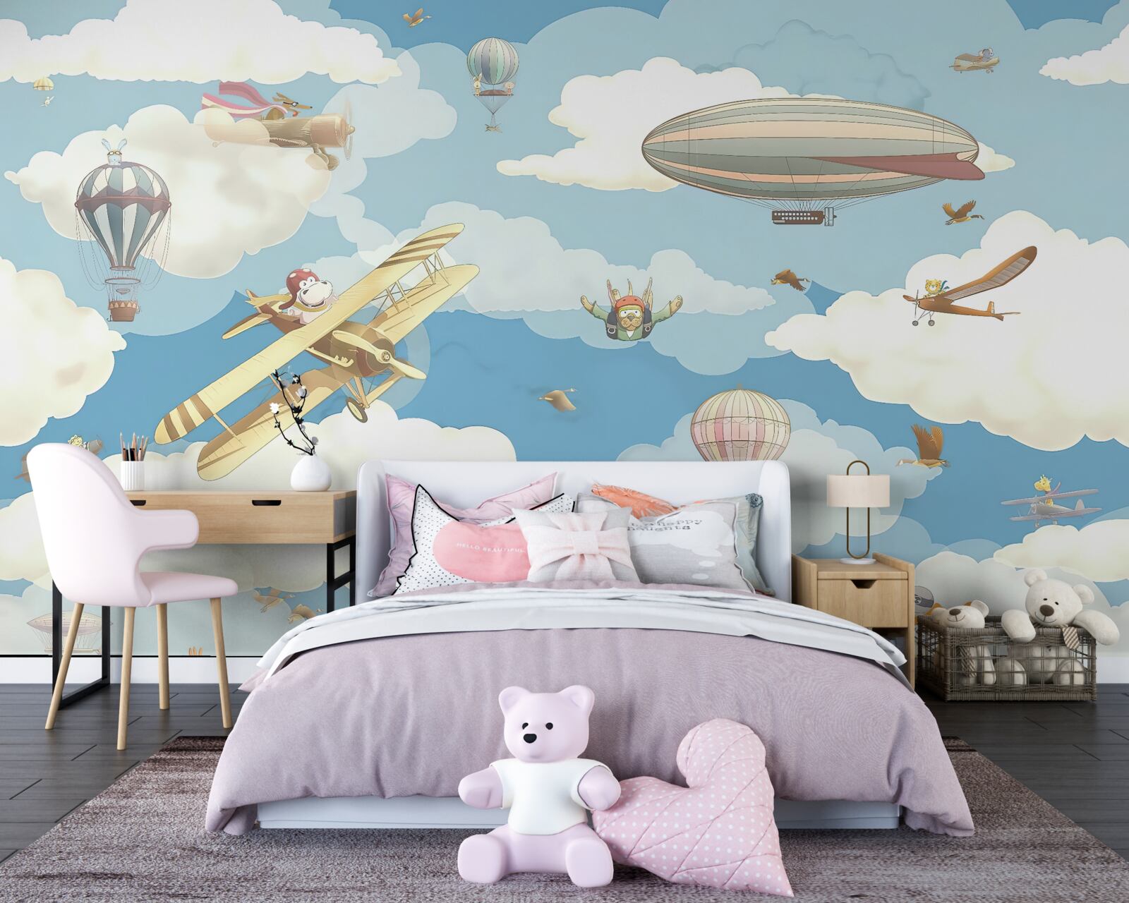 Fototapet hol și perete