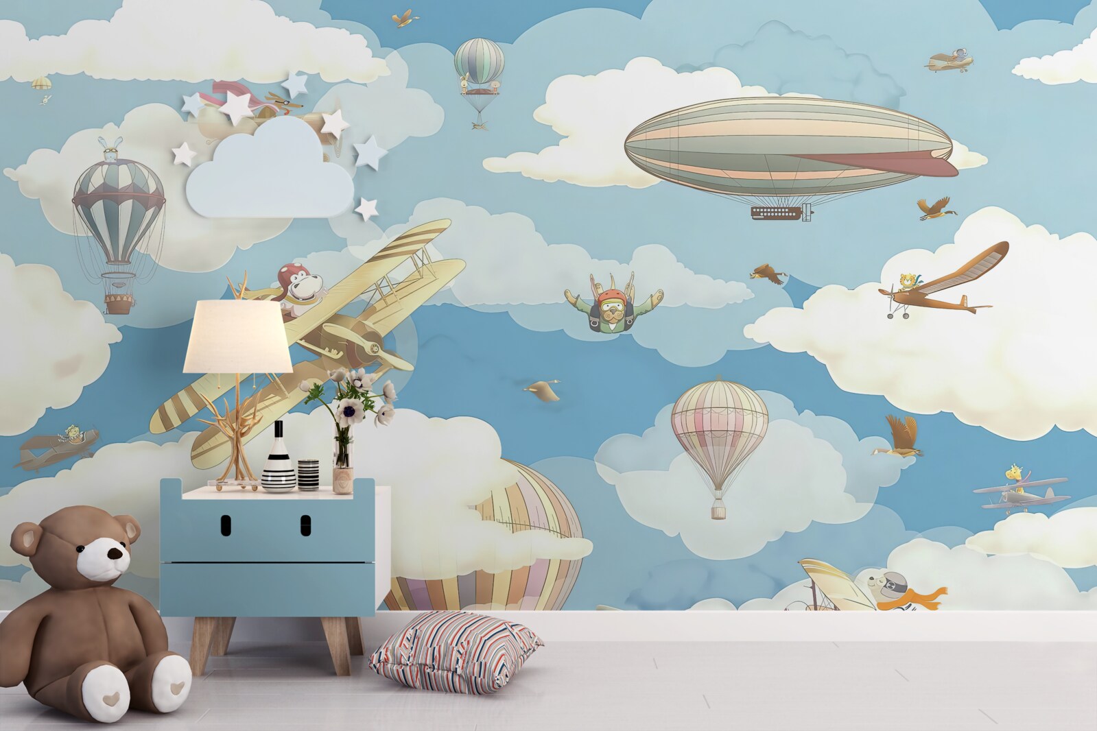 Fototapet hol și perete