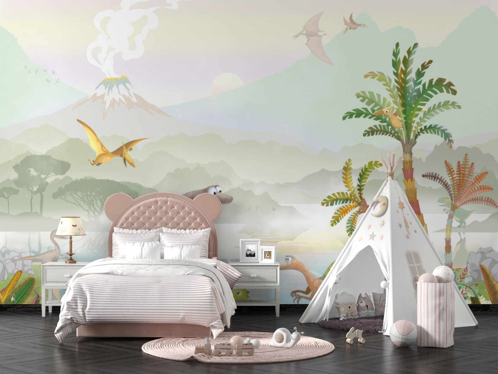 Fototapet frumusețe naturală și perete