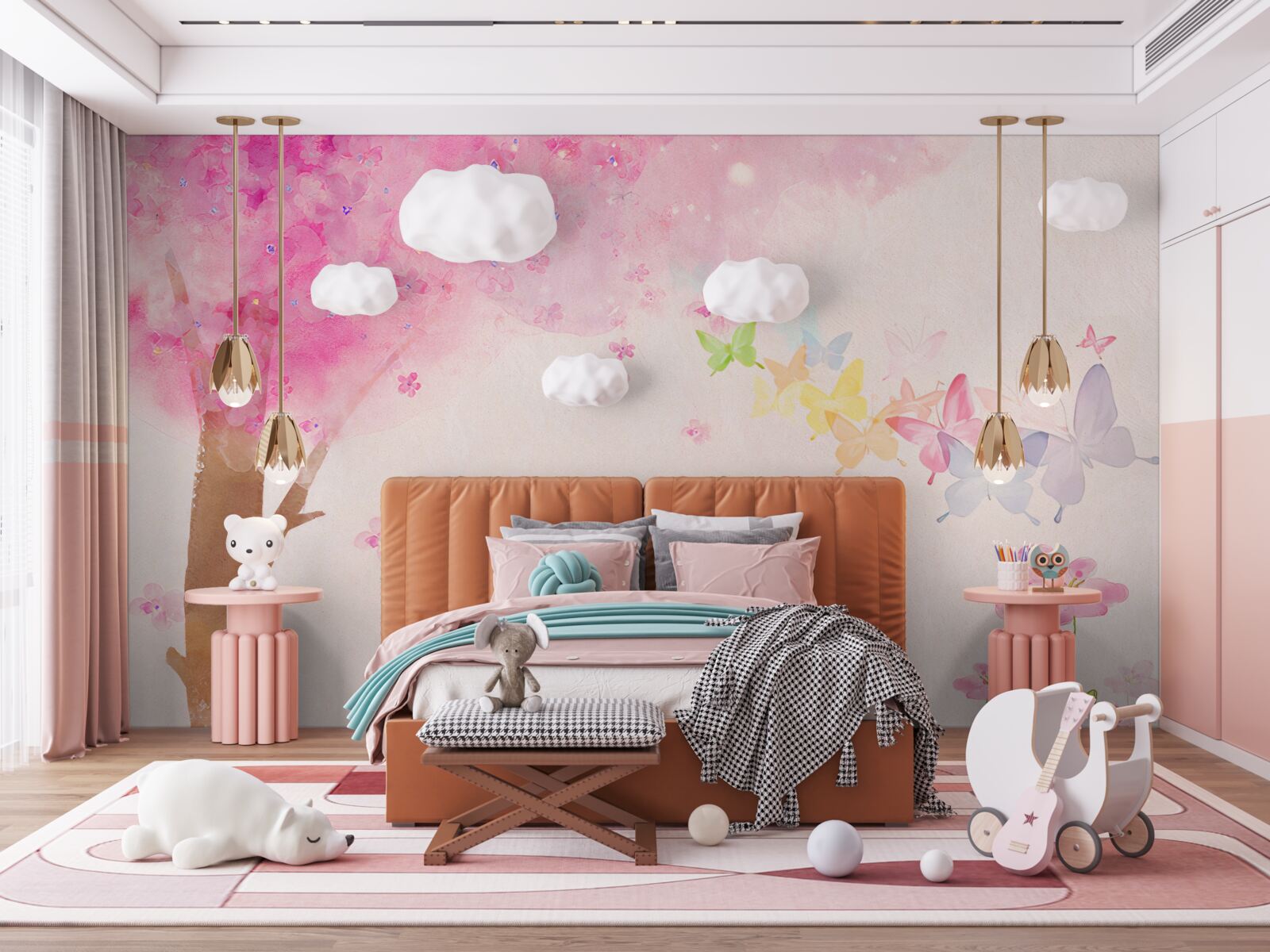 Fototapet hol și perete