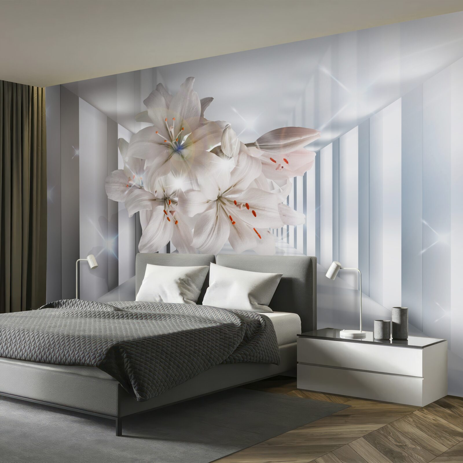 Fototapet crinii cresc pe coridor