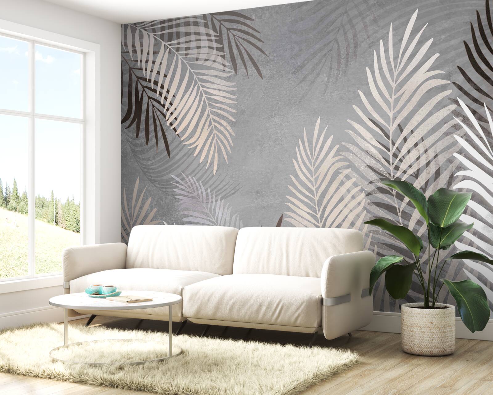 Fototapet frunze exotice moi