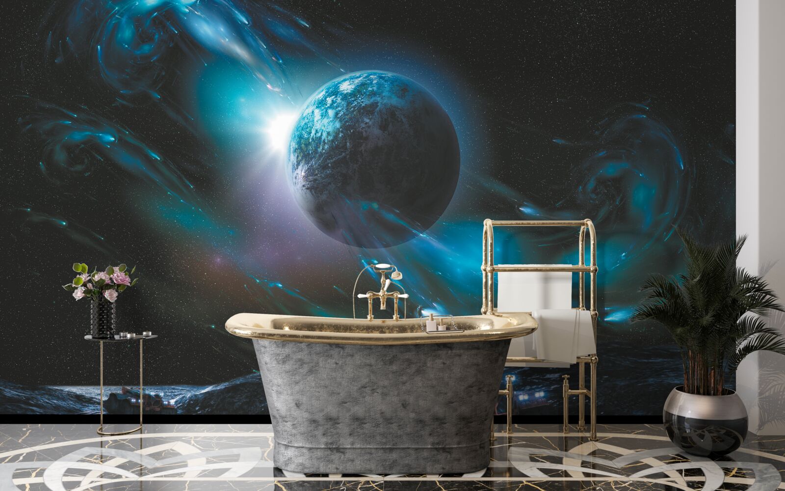 Fototapet spațiul astronomic, obiectul cosmic și universul